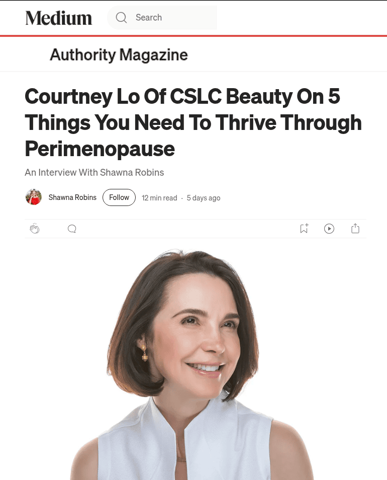 Authority Magazine Thrive Perimenopause RegenCen