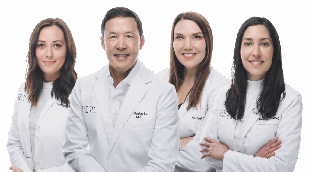 RegenCen's clinical leadership team with Gustav Lo, MD