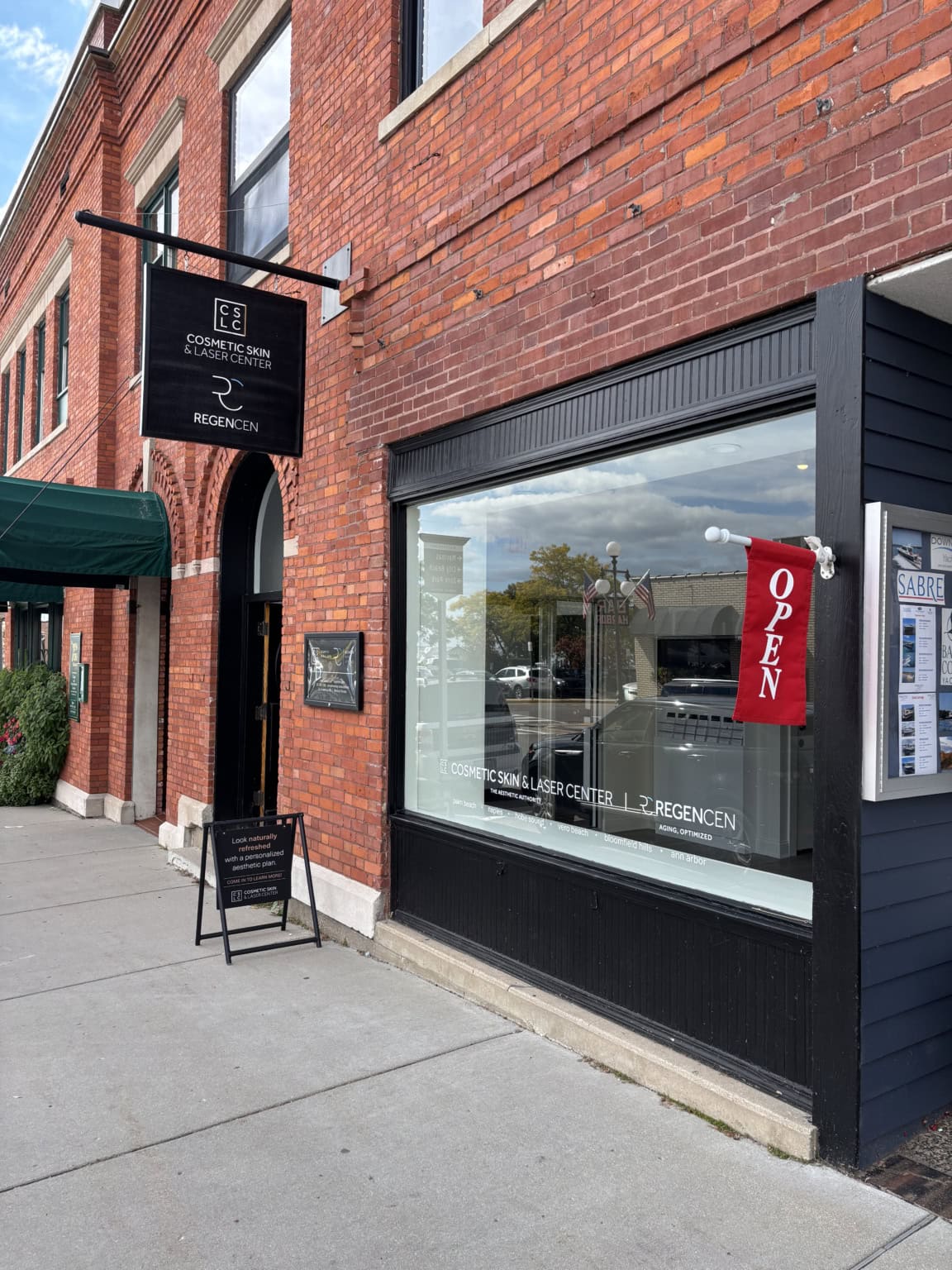 RegenCen Harbor Springs exterior sign and storefront