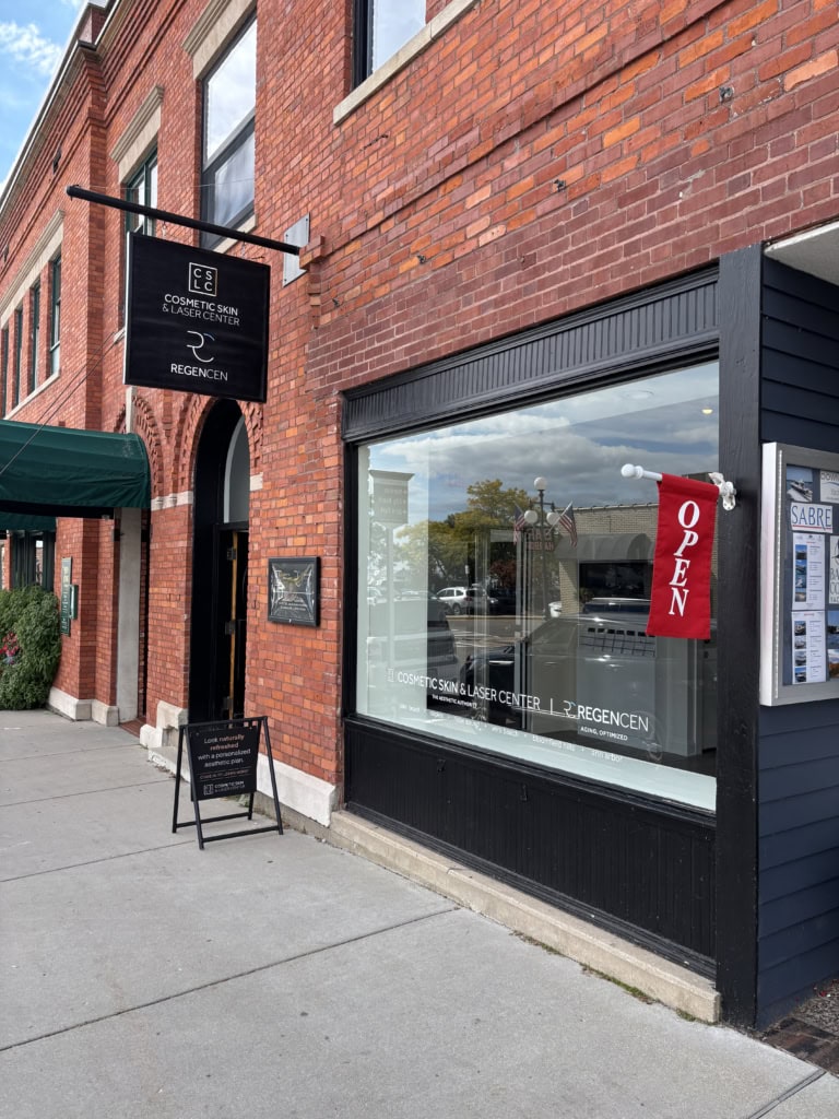 RegenCen Harbor Springs exterior sign and storefront